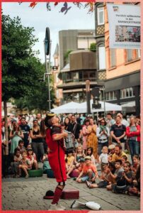 music and clown show